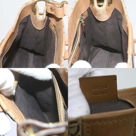 GUCCI GG Canvas Shoulder Bag Beige - Picture 12 of 12